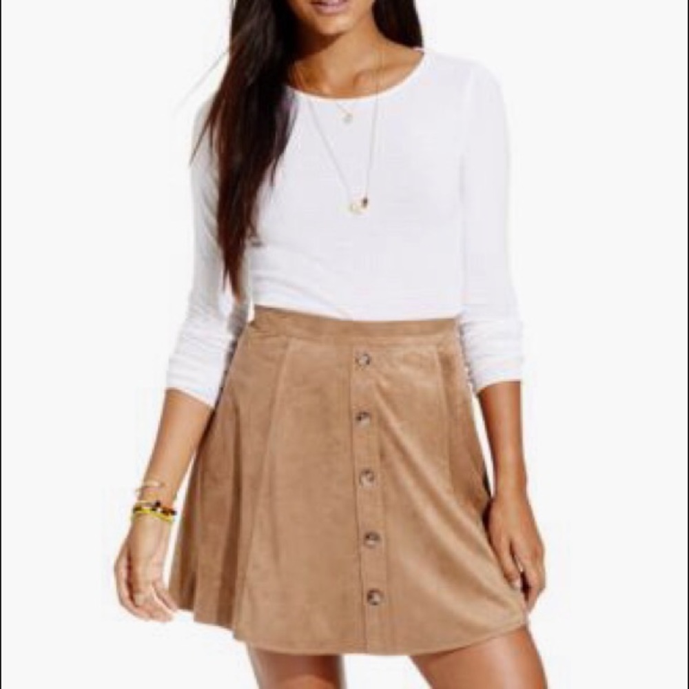 Stoosh suede miniskirt